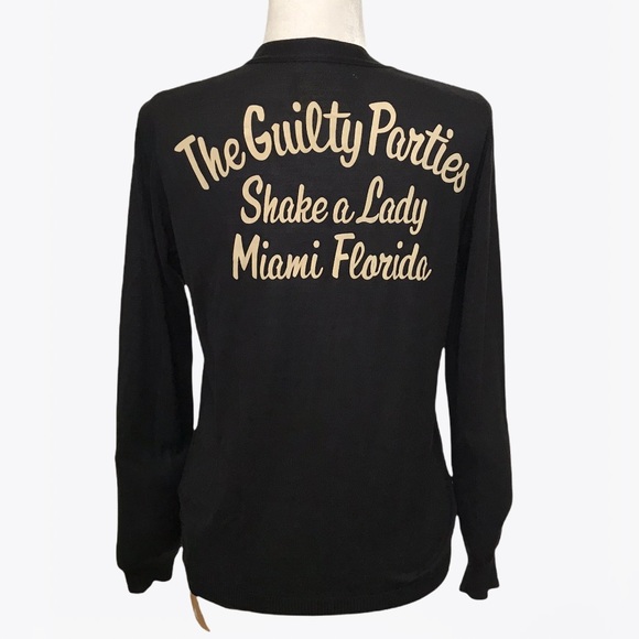 Wacko Maria Guilty Parties 100% Silk Unisex Cardigan - S/M - Picture 17 of 17